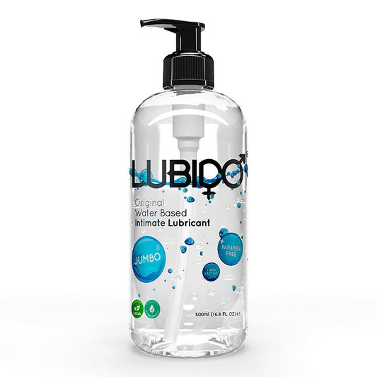 Lubido Water-Based Paraben-Free Lubricant 500ml | Water-Based Lube | Lubido | Bodyjoys