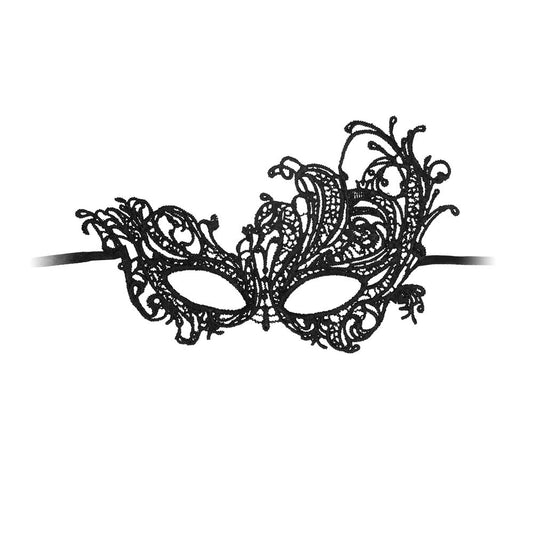 Ouch Royal Black Lace Mask | Bondage Hoods & Masks | Shots Toys | Bodyjoys