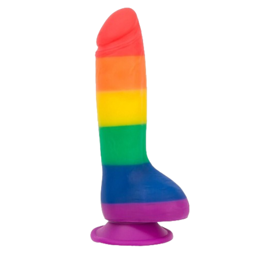 Rainbow Coloured Dildo | Bodyjoys