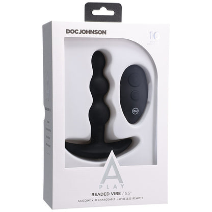 A-Play Shaker Silicone Anal Plug With Remote | Anal Beads | Doc Johnson | Bodyjoys
