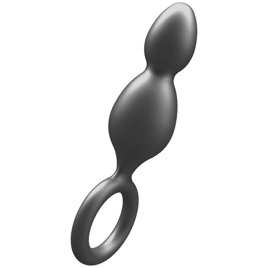 ToyJoy Buttocks The Plugger 2-Balls Metallic Silicone Plug | Classic Butt Plug | ToyJoy | Bodyjoys