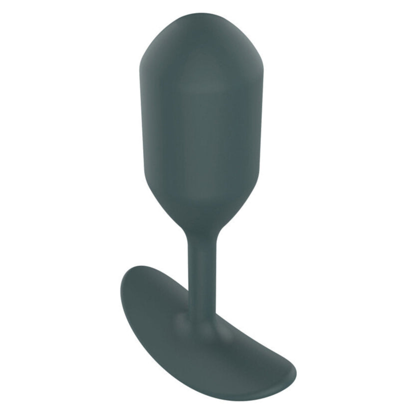 ToyJoy Buttocks The Champ Weighted Silicone Anal Plug Grey | Classic Butt Plug | ToyJoy | Bodyjoys