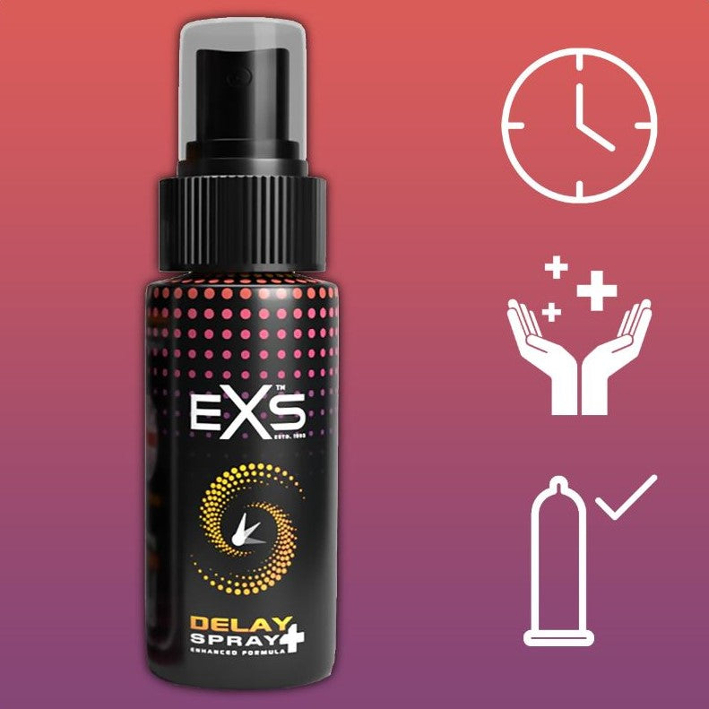 EXS Delay Spray Plus Performance Enhancer 50ml | Male Delay Spray | EXS Condoms | Bodyjoys