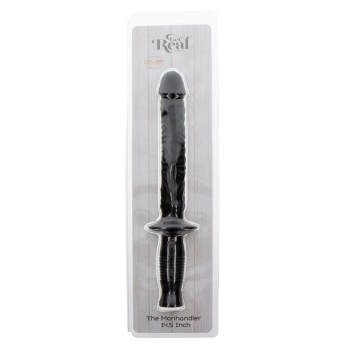 ToyJoy The Manhandler 14.5 Inch Dildo Black | Anal Dildo | ToyJoy | Bodyjoys