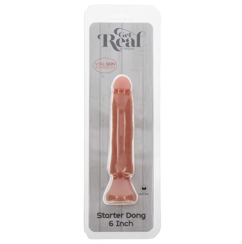 ToyJoy Get Real 6 Inch Starter Dong Flesh Pink | Realistic Dildo | ToyJoy | Bodyjoys