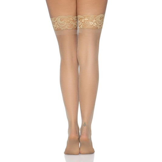 Leg Avenue Stay Up Sheer Thigh Hold Ups Nude Size 6 To 12 | Sexy Stockings | Leg Avenue Lingerie | Bodyjoys