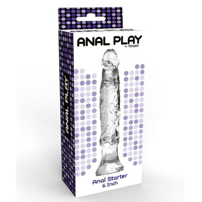 ToyJoy Anal Starter 6 Inch Dildo Clear | Anal Dildo | ToyJoy | Bodyjoys