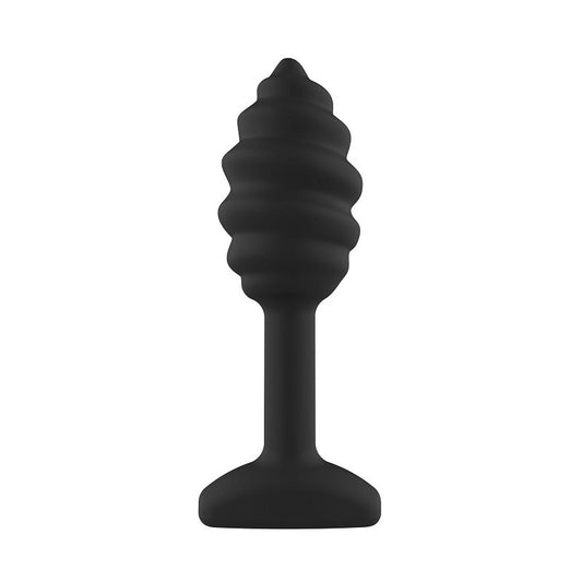 ToyJoy Anal Play Swirl Anal Plug Black | Classic Butt Plug | ToyJoy | Bodyjoys