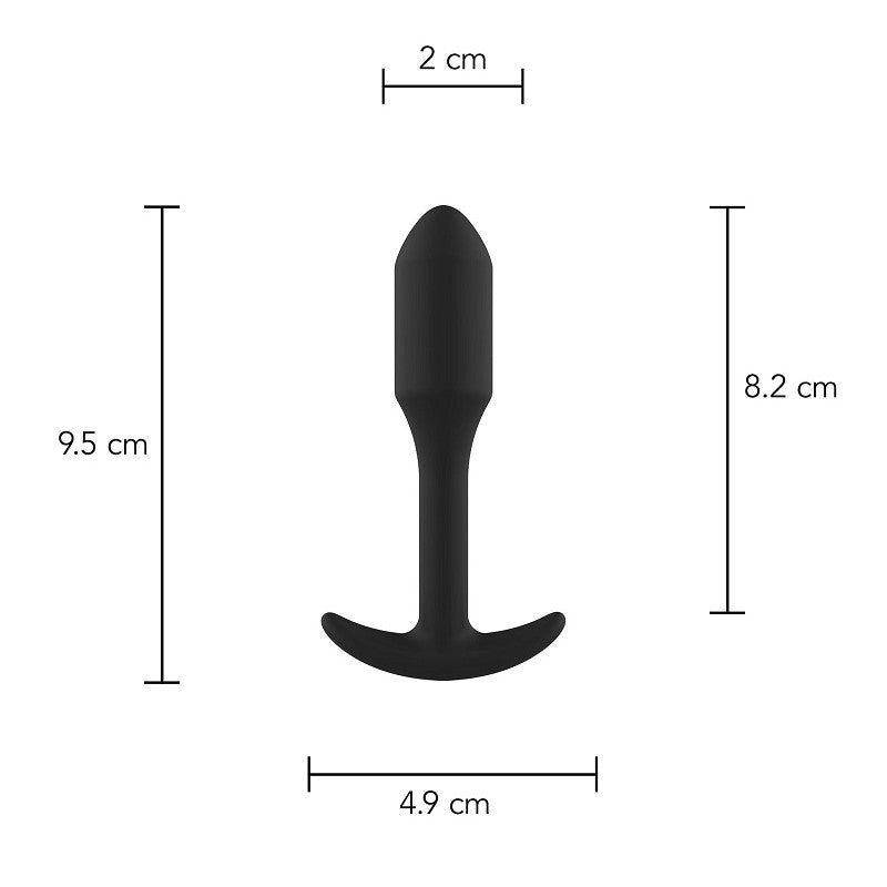 ToyJoy Anal Play Smooth Anal Plug Black | Classic Butt Plug | ToyJoy | Bodyjoys