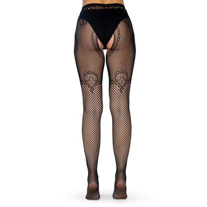 Leg Avenue Suspender Tight In Duchess Lace Size 6 To 12 | Sexy Tights | Leg Avenue Lingerie | Bodyjoys