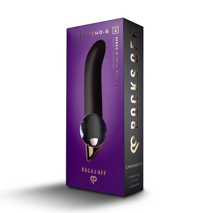 Rocks-Off Chaiamo G G-Spot Vibrator Black | G-Spot Vibrator | Rocks-Off | Bodyjoys