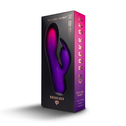 Rocks-Off Glo-Girl Rabbit Vibrator Purple | Rabbit Vibrator | Rocks-Off | Bodyjoys