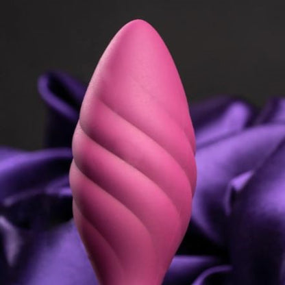 Rocks-Off Climaximum Oryx Twisted Vibrating Butt Plug Purple | Vibrating Butt Plug | Rocks-Off | Bodyjoys