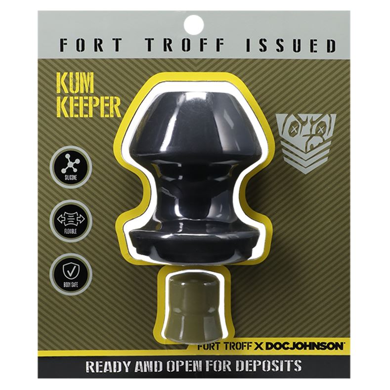 Fort Troff Kum Keeper Hollow Anal But Plug & Stopper Large | Anal Tunnels, Gapers & Stretchers | Doc Johnson | Bodyjoys