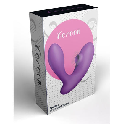 Xocoon DuoVibe I Air And G-Spot Vibrator Purple | Clitoral Suction Vibrator | Xocoon | Bodyjoys