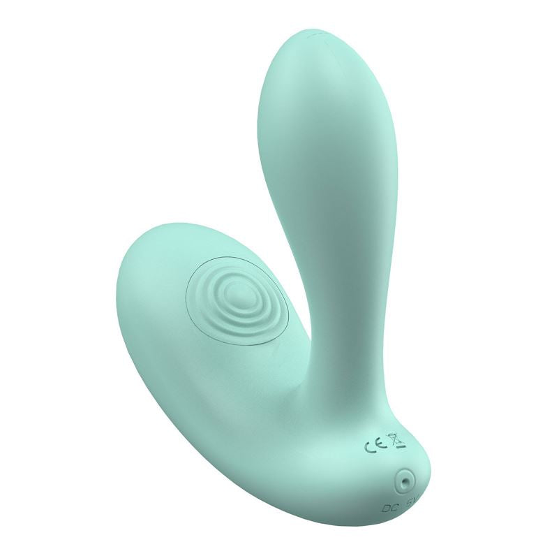 Xocoon DuoVibe II Tapping And G-Spot Vibrator Green | Clitoral Suction Vibrator | Xocoon | Bodyjoys