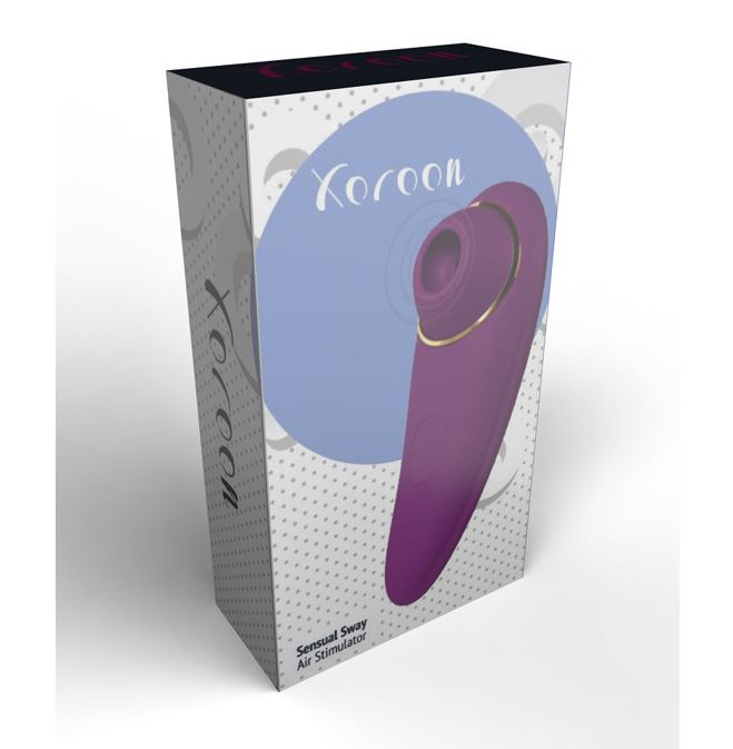 Xocoon Sensual Sway Air Stimulator Purple | Clitoral Suction Vibrator | Xocoon | Bodyjoys