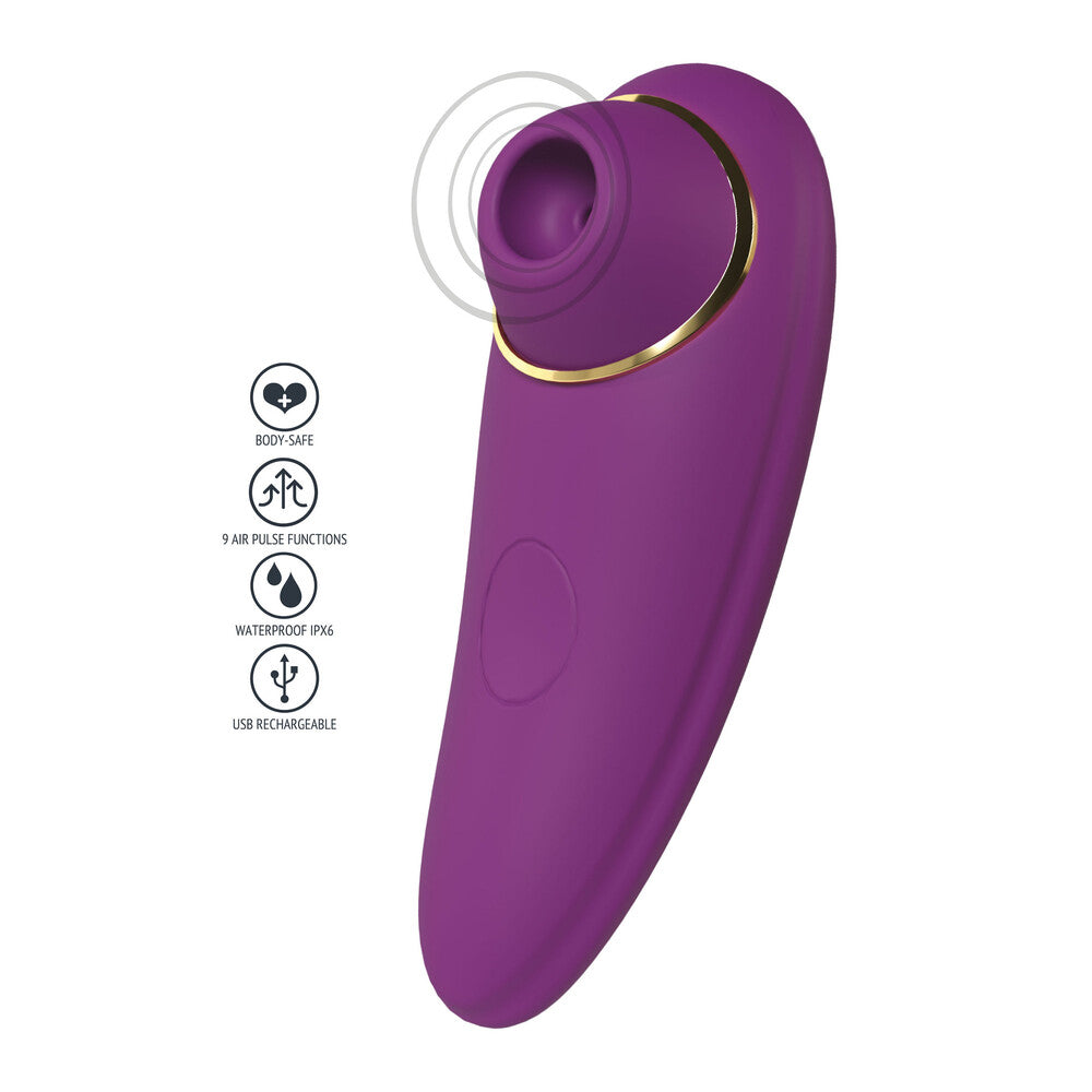 Xocoon Sensual Sway Air Stimulator Purple | Clitoral Suction Vibrator | Xocoon | Bodyjoys