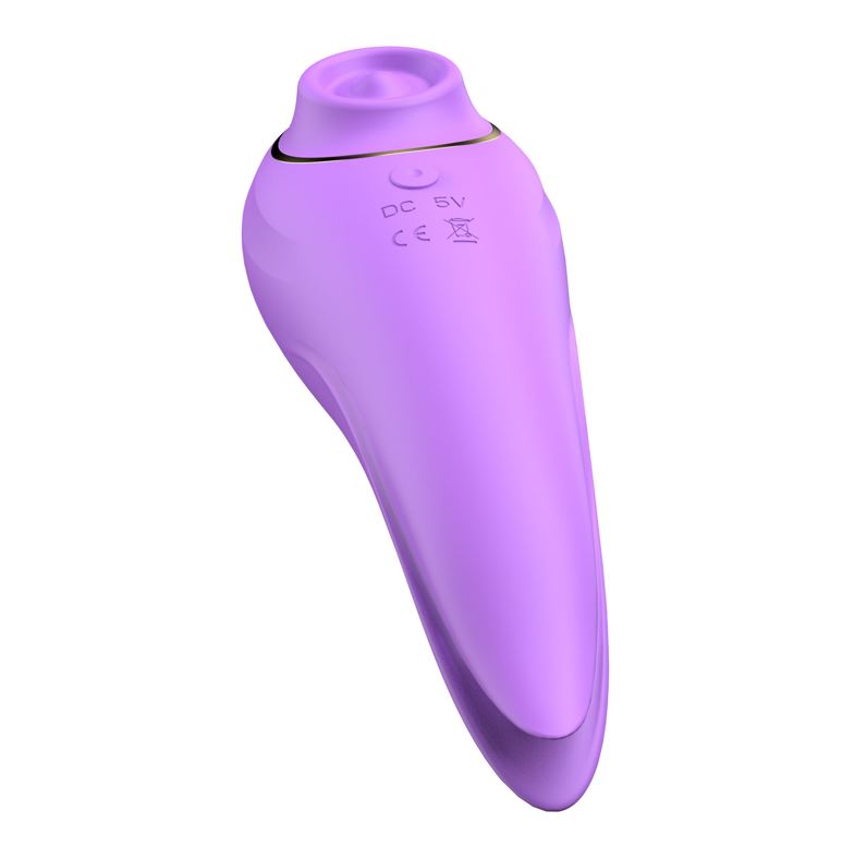 Xocoon SalsaTap Tapping And Tongue Stimulator Purple | Clitoral Suction Vibrator | Xocoon | Bodyjoys