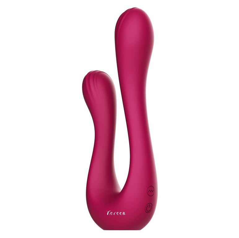 Xocoon Sync Sensation Dual Pleasure Vibrator Fuchsia | Clitoral Vibrator | Xocoon | Bodyjoys