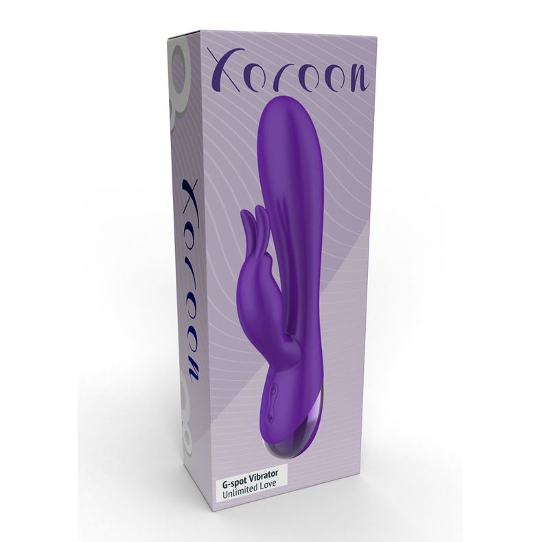 Xocoon Unlimited Love G-Spot And Clit Rabbit Vibrator Purple | Rabbit Vibrator | Xocoon | Bodyjoys