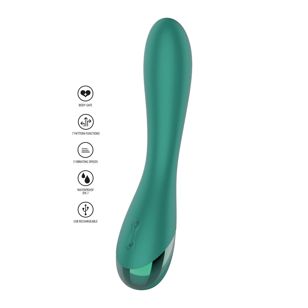 Xocoon Timeless Love G-Spot Vibrator Green | G-Spot Vibrator | Xocoon | Bodyjoys