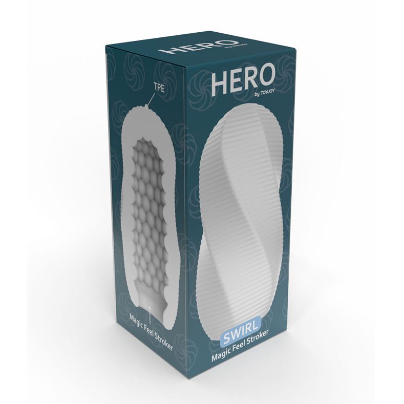 ToyJoy Hero Magic Feel Medium Stroker Swirl | Male Masturbator | ToyJoy | Bodyjoys