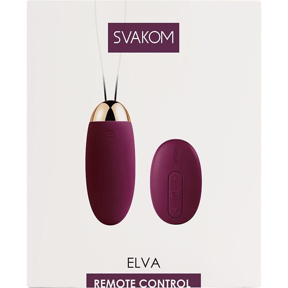 Svakom Elva Remote-Controlled Wearable Bullet Vibrator Purple | Love Egg Vibrator | Svakom | Bodyjoys