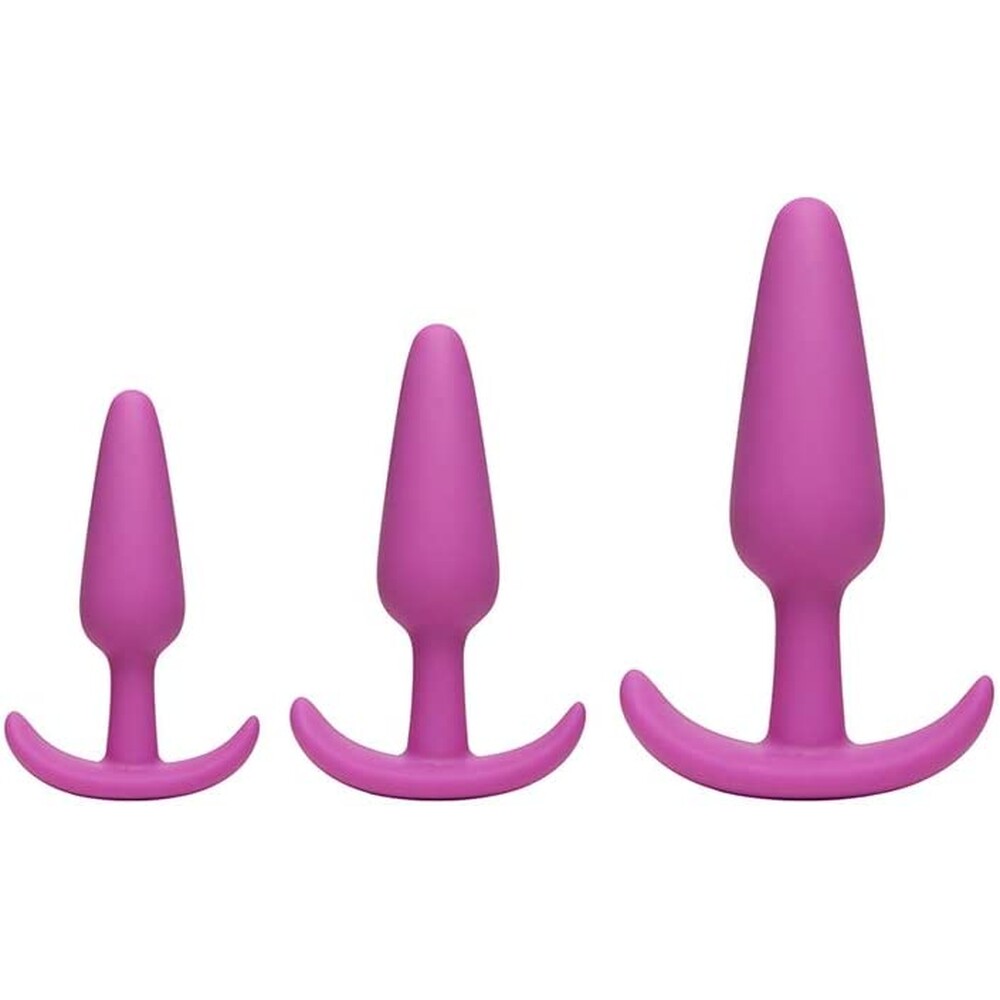 Mood Naughty 1 Butt Plug Trainer Set 3 Pieces | Butt Plug Set | Doc Johnson | Bodyjoys