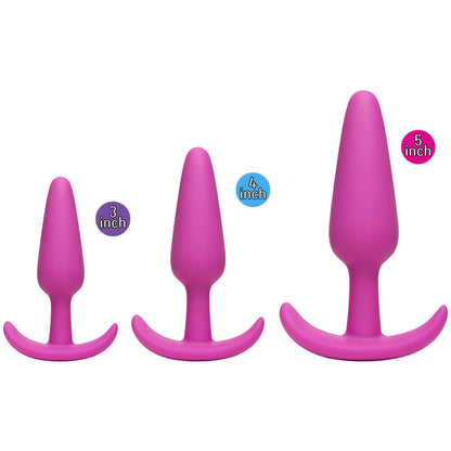 Mood Naughty 1 Butt Plug Trainer Set 3 Pieces | Butt Plug Set | Doc Johnson | Bodyjoys