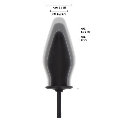 Hidden Desire Extreme Advanced Inflatable Butt Plug Black | Inflatable Butt Plug | Hidden Desire | Bodyjoys