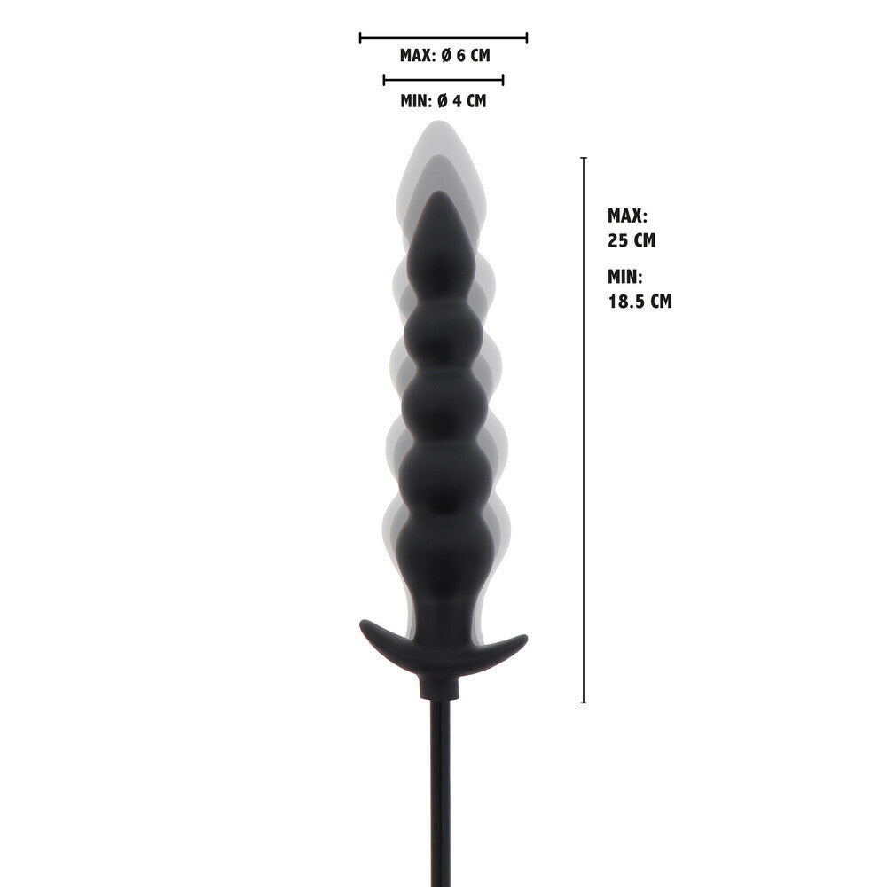 Hidden Desire Extreme Advanced Inflatable Ribbed Anal Plug | Bodyjoys Hidden Desire Extreme Advanced Inflatable Ribbed Anal Plug | Bodyjoys