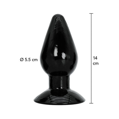 Hidden Desire Extreme 5.5 Inch Butt Plug Large Black | Large Butt Plug | Hidden Desire | Bodyjoys