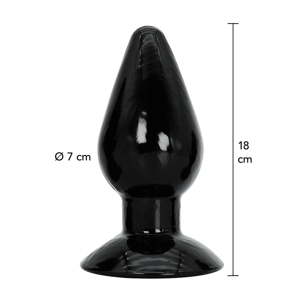 Hidden Desire Extreme 7 Inch XL Butt Plug Black | Large Butt Plug | Hidden Desire | Bodyjoys