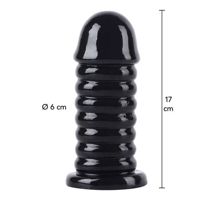 Hidden Desire Extreme 6.5 Inch Bold Anal Plug Large Black | Large Butt Plug | Hidden Desire | Bodyjoys