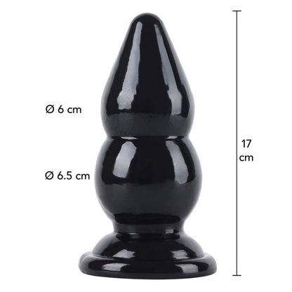 Hidden Desire Extreme 6.6 Inch Balls Butt Plug Black | Large Butt Plug | Hidden Desire | Bodyjoys