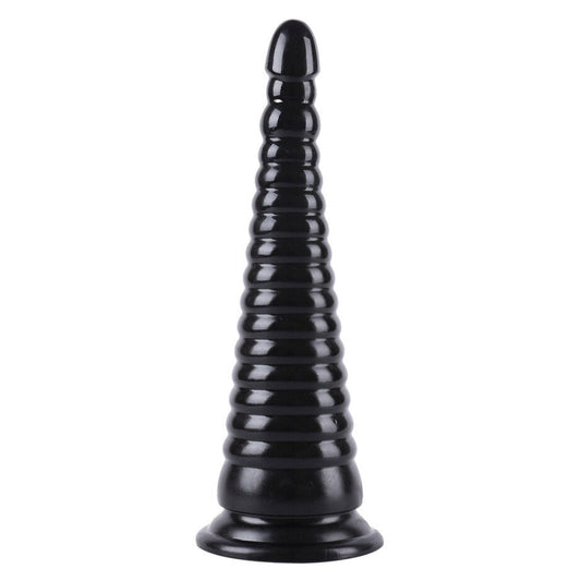 Hidden Desire Extreme 13 Inch XXL Anal Cone Black | Extreme Dildo | Hidden Desire | Bodyjoys