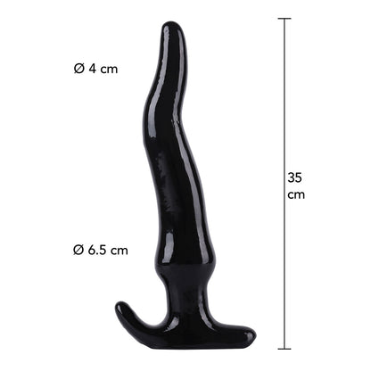 Hidden Desire Extreme 13.7 Inch XXL Anal Slider Dildo Black | Extreme Dildo | Hidden Desire | Bodyjoys