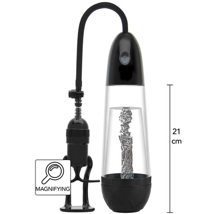 Hidden Desire Fusion X Magnifying Sleeve Penis Pump Black | Penis Pump | Hidden Desire | Bodyjoys