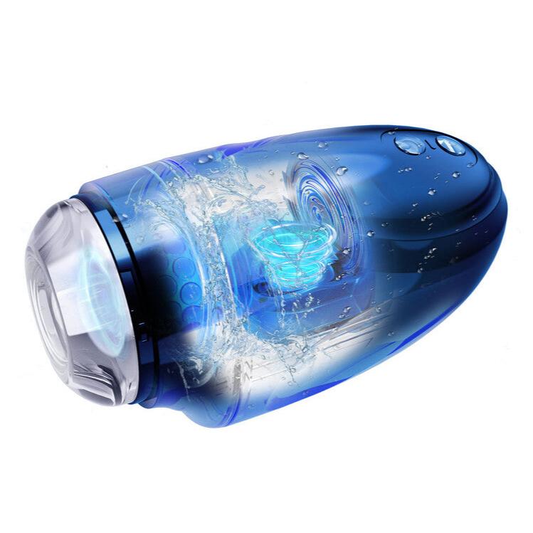 Hidden Desire Fusion X Aqua Bubble Masturbator Blue | Male Vibrator | Hidden Desire | Bodyjoys