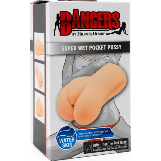 Bangers Super Wet Pocket Pussy Butt Masturbator | Pocket Pussy | Hidden Desire | Bodyjoys