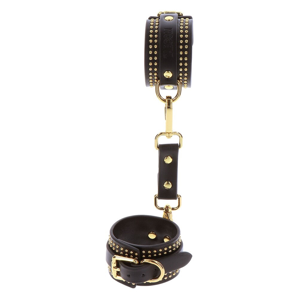 Taboom Vogue Studded Ankle Cuffs Set Black | Wrist & Ankle Restraint | Taboom | Bodyjoys