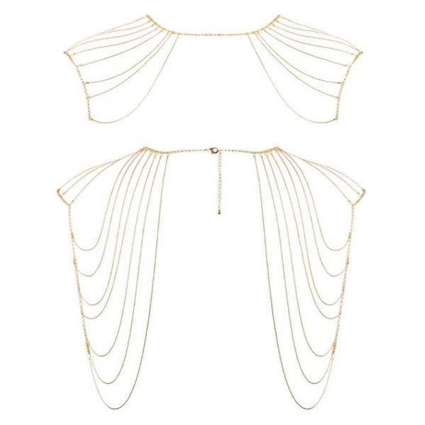 Bijoux Indiscrets Magnifique Shoulders And Back Jewellery Gold | Sexy Accessories | Bijoux Indiscrets | Bodyjoys
