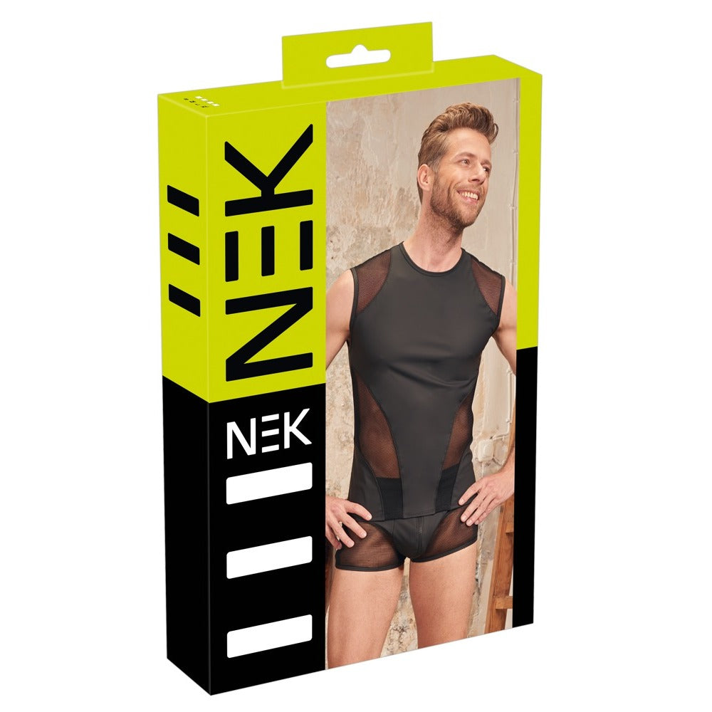 NEK Matte Look Sleeveless Shirt Black | Sexy Male Underwear | NEK | Bodyjoys