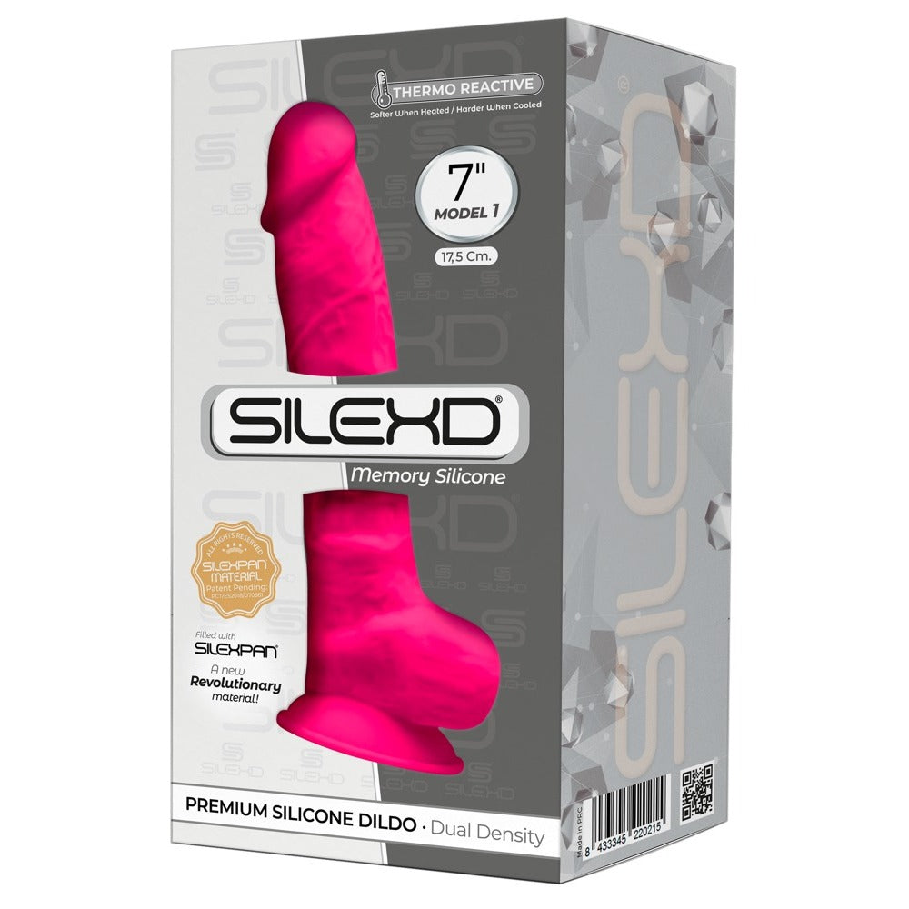 SilexD Premium Silicone 7 Inch Dildo Pink | Realistic Dildo | SilexD | Bodyjoys