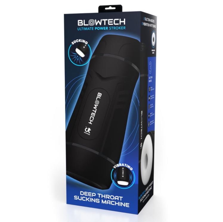 Blowtech Deep Throat Sucking Machine Ultimate Power Stroker | Male Vibrator | Dream Toys | Bodyjoys