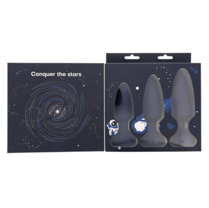 Startroopers Mars Advanced Vibrating Anal Plug Training Kit | Butt Plug Set | Dream Toys | Bodyjoys