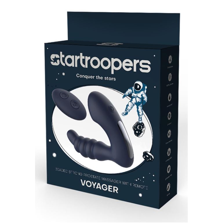 Startroopers Voyager Beaded Prostate Massager With Remote | Prostate Stimulator | Dream Toys | Bodyjoys