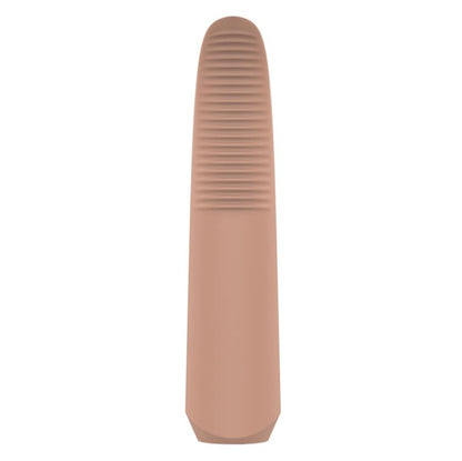 Nude Laurel Mini Travel Massager Flesh Brown | Bullet Vibrator | Dream Toys | Bodyjoys