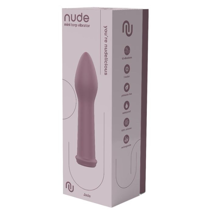 Nude Jade Mini Torp Vibrator Purple | Bullet Vibrator | Dream Toys | Bodyjoys